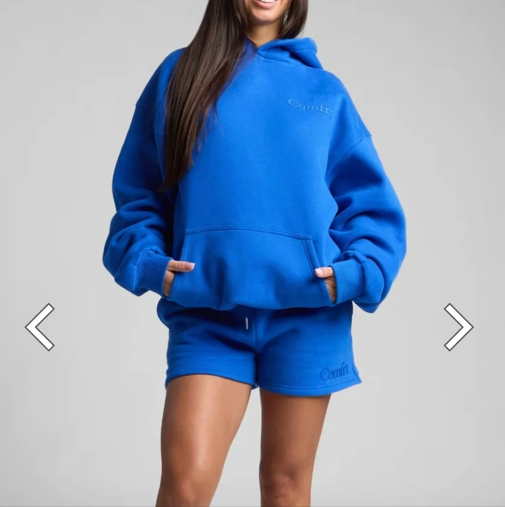 Comfrt Minimalist Hoodie And Shorts Set - Picture 1 of 3